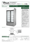 True, GDM Series, Double Sliding Glass Door Upright Fridge - GDM-33-HC-LD - Image 4