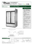 True, GDM Series, Double Sliding Glass Door Upright Fridge - GDM-37-HC-LD - Image 4