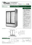 True, GDM Series, Double Sliding Glass Door Upright Fridge - GDM-41-HC-LD - Image 4