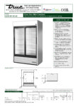 True, GDM Series, Double Sliding Glass Door Upright Fridge - GDM-47-HC-LD - Image 4