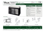 True, TBR Series Double Solid Sliding Door Bottle Cooler - TBR52-RISZ1-L-B-11-2 - Image 3