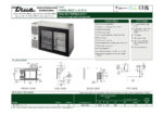 True, TBR Series Double Glass Sliding Door Bottle Cooler - TBR52-RISZ1-L-S-11-2 - Image 3