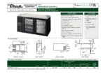 True, TBR Series Double Glass Door Bottle Cooler - TBR60-RISZ1-L-B-GG-2 - Image 3