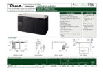 True, TBR Series Double Solid Door Bottle Cooler - TBR60-RISZ1-L-B-SS-2 - Image 3