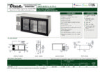 True, TBR Series 3 Glass Sliding Door Bottle Cooler - TBR72-RISZ1-L-S-111-2 - Image 3