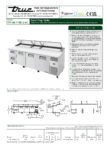 True, TPP Series, 4 Section Pizza Fridge - TPP-AT-119D-2-HC - Image 6