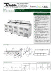 True, TPP Series, 4 Section Pizza Fridge - TPP-AT-119D-8-HC - Image 5