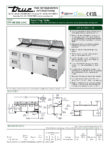 True, TPP Series, 3 Section Pizza Fridge - TPP-AT-93D-2-HC - Image 6