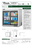 True, GDM Series, Double Sliding Glass Door Counter Top Fridge - TSD-09G-HC-LD - Image 4