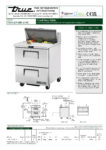 True, TSSU Series, Twin Draw Preparation Fridge - TSSU-27-08D-2-HC - Image 6