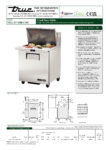 True, TSSU Series, Single Door Preparation Fridge (Extended Work Top) - TSSU-27-12M-C-HC - Image 6