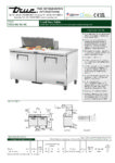 True, TSSU Series, Double Door Preparation Fridge -TSSU-60-10-HC - Image 6