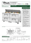 True, TSSU Series, 2 Section Preparation Fridge - TSSU-60-16D-4-HC - Image 6